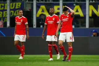Benfica fora da Liga dos Campeões após empate frente ao Inter