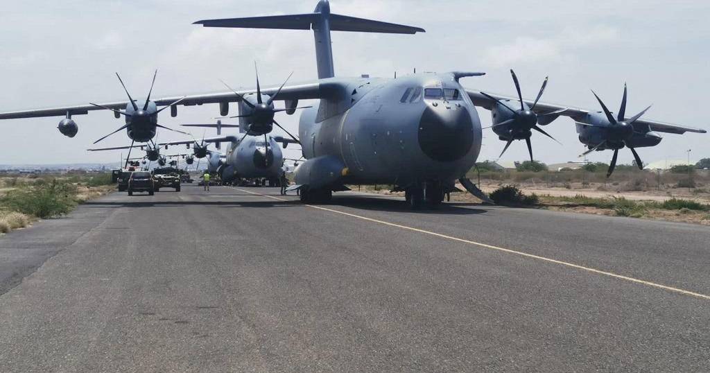 Los portugueses que estaban en Sudán evacuados por un avión militar español