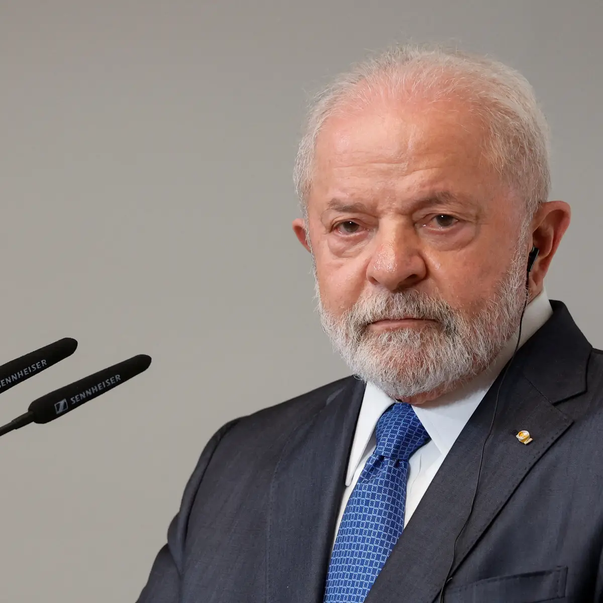 Lula chega ao Palácio Presidencial em visita oficial a Angola