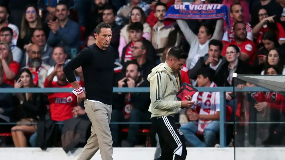 O treinador do Benfica, Roger Schmidt