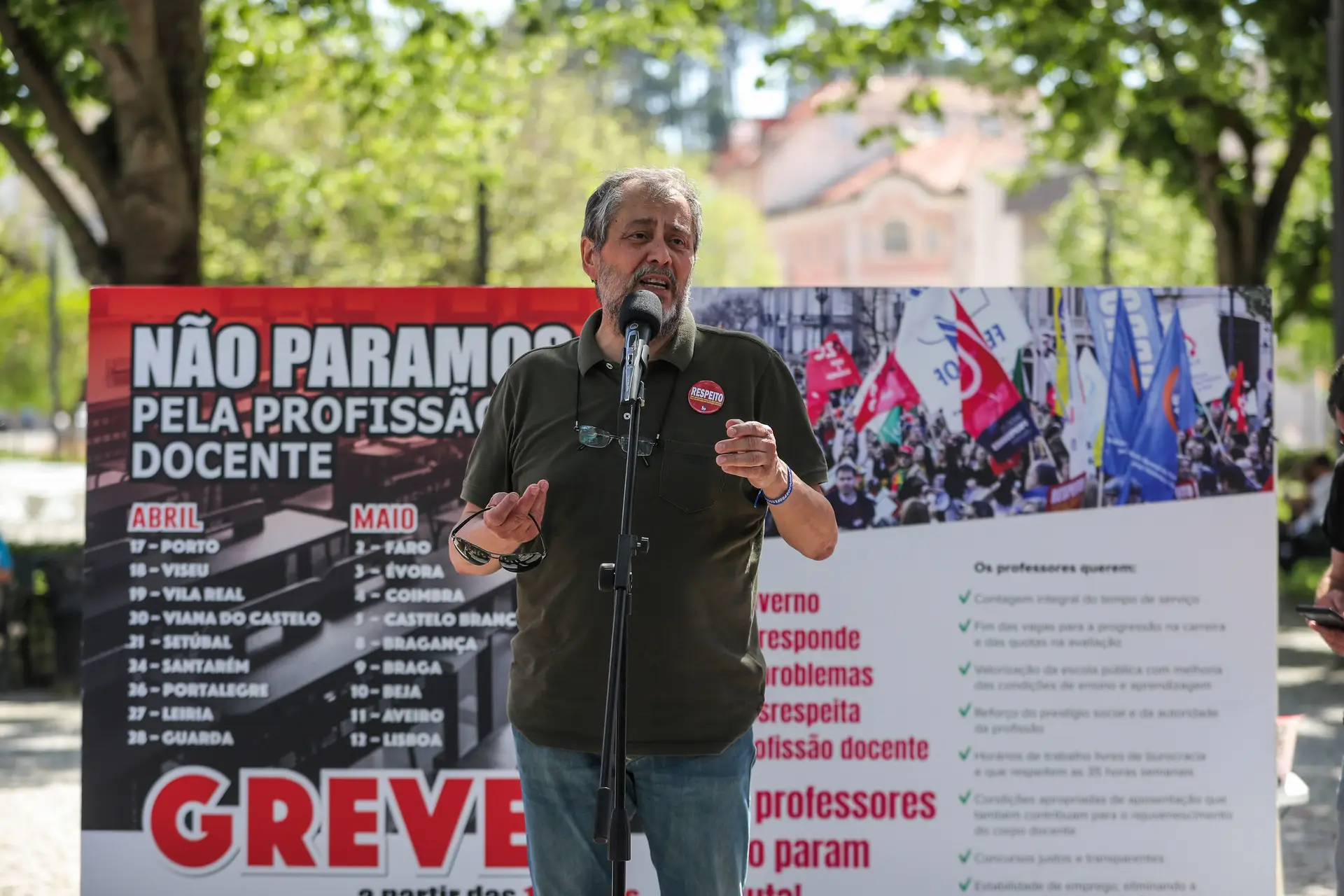 Secretário-geral da Fenprof, Mário Nogueira
