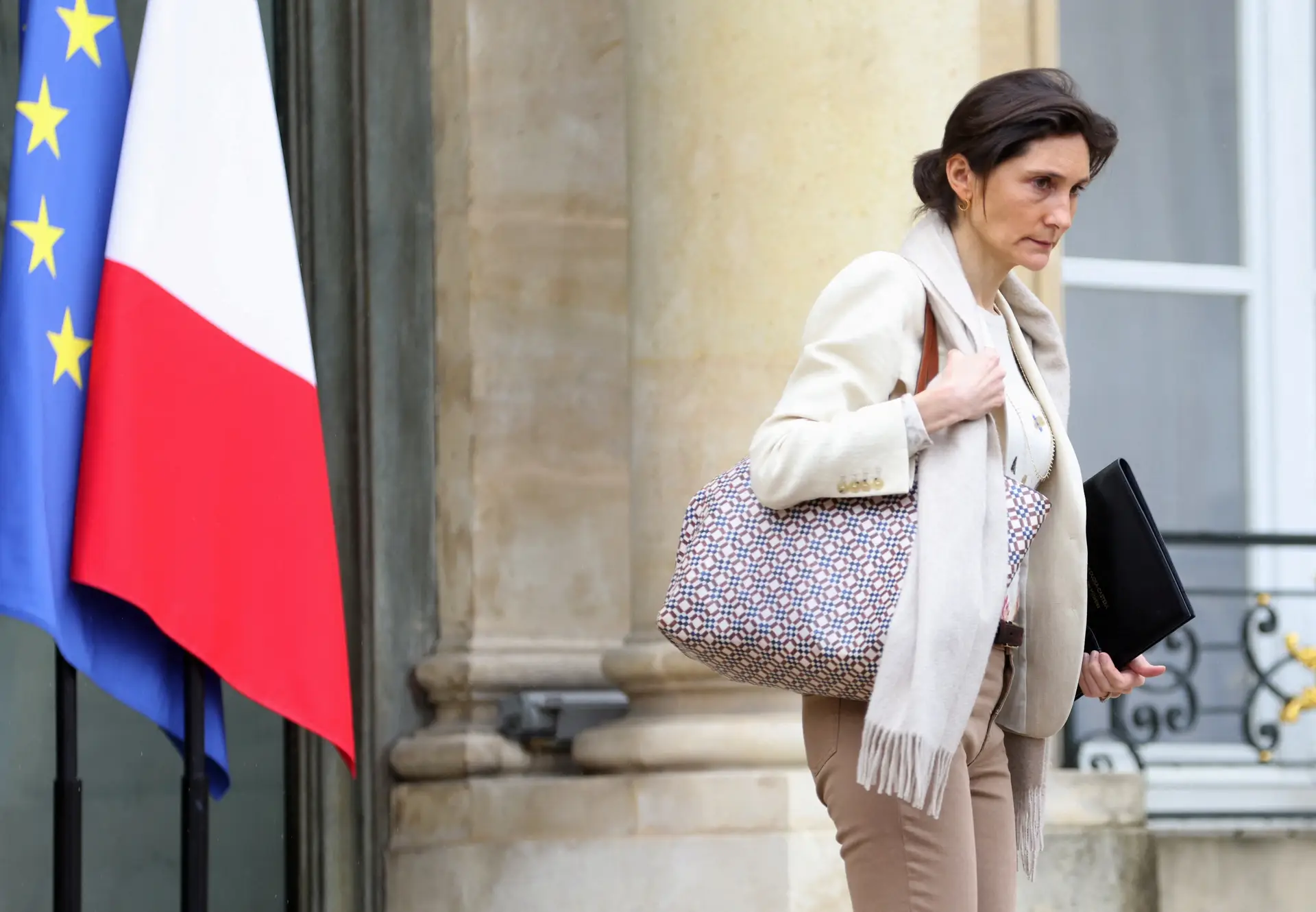 A ministra francesa do Desporto, Amélie Oudéa-Castera