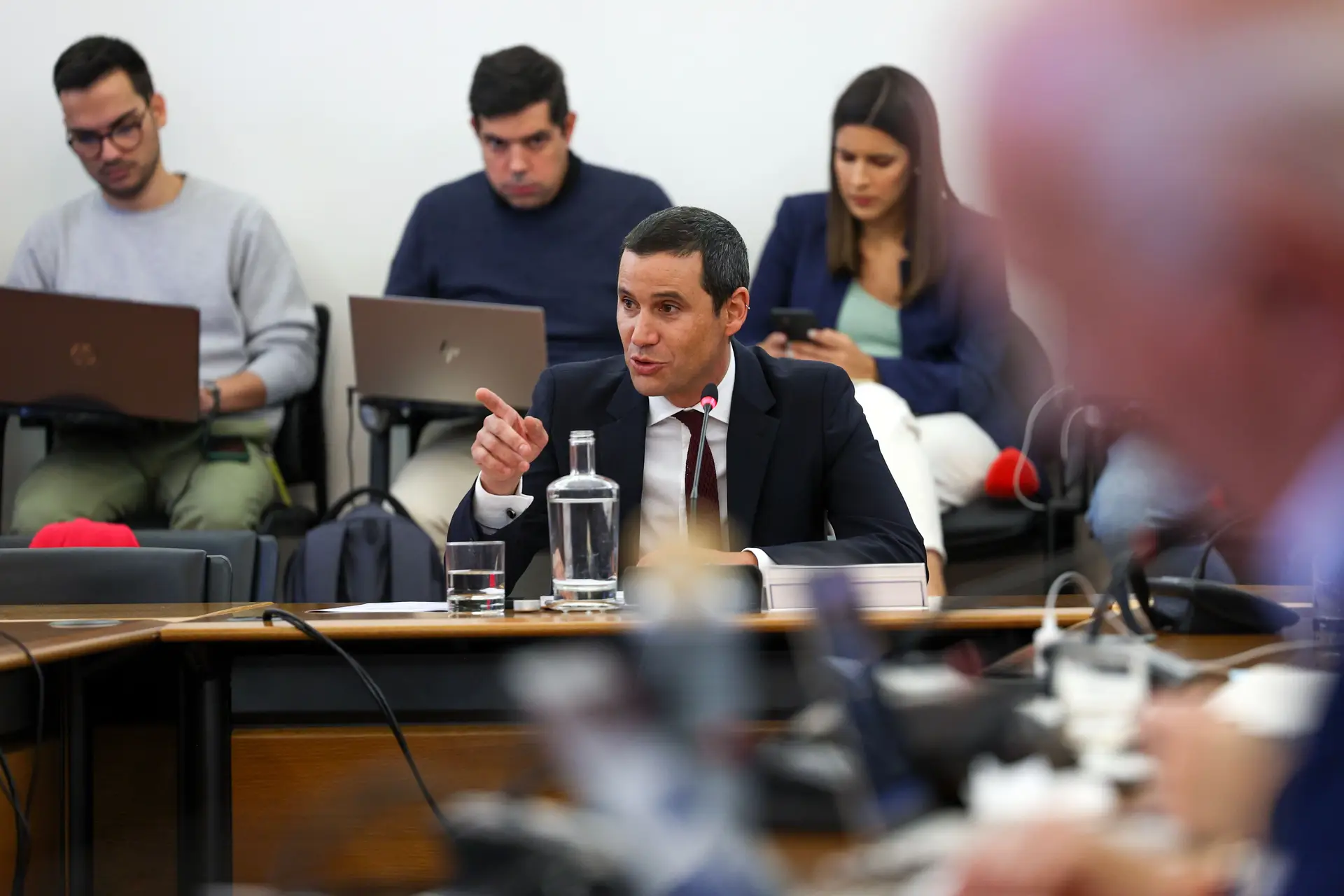 João Galamba na comissão parlamentar de inquérito à TAP