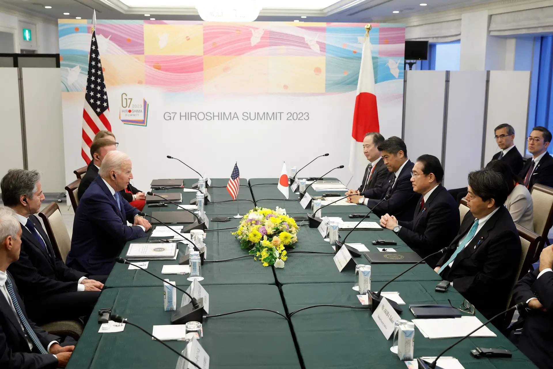 Os líderes do G7 reunem-se em Hiroxima, no oeste do Japão.