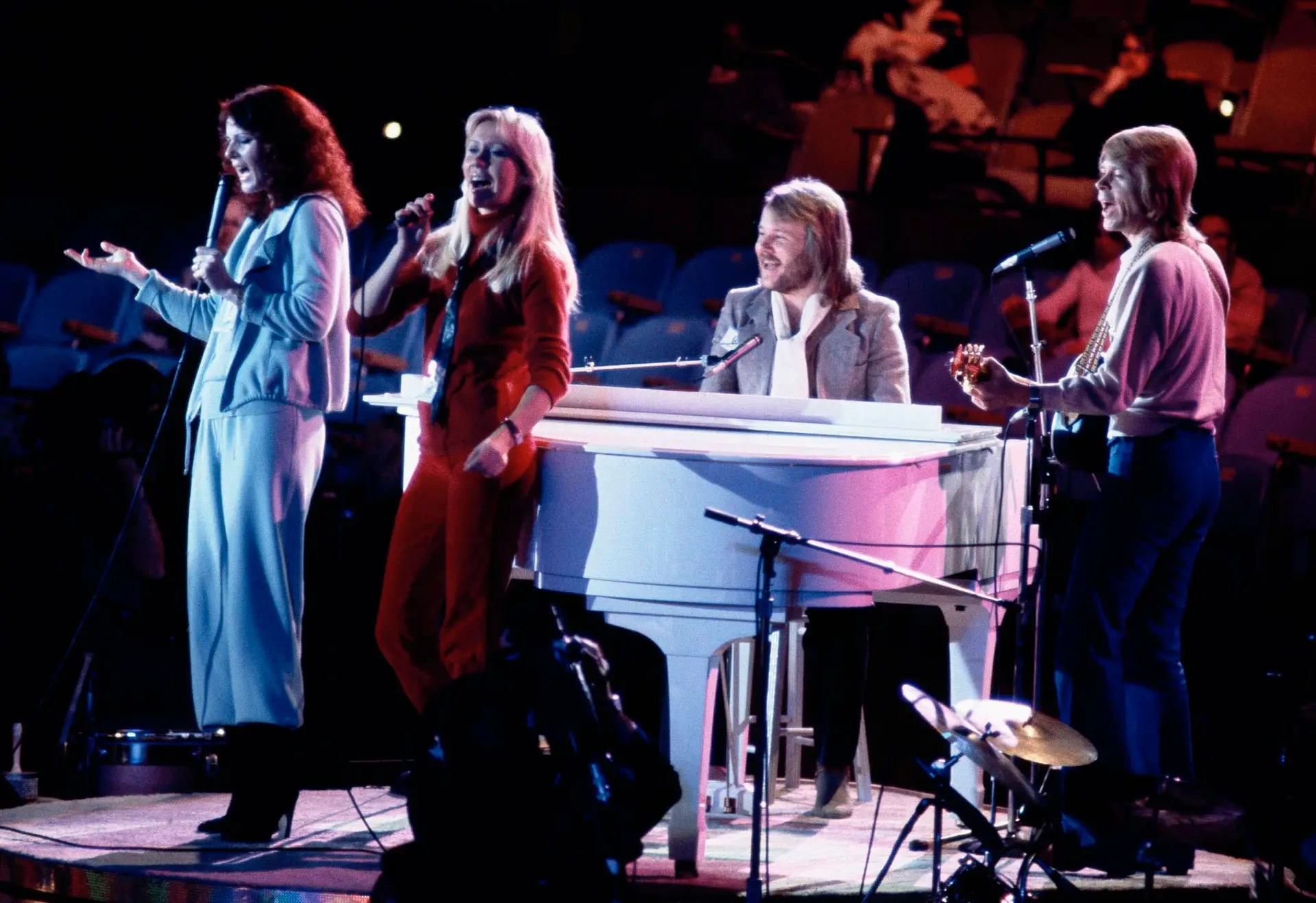 Concerto dos ABBA para a Assembleia Geral das Nações Unidas, em 1979.