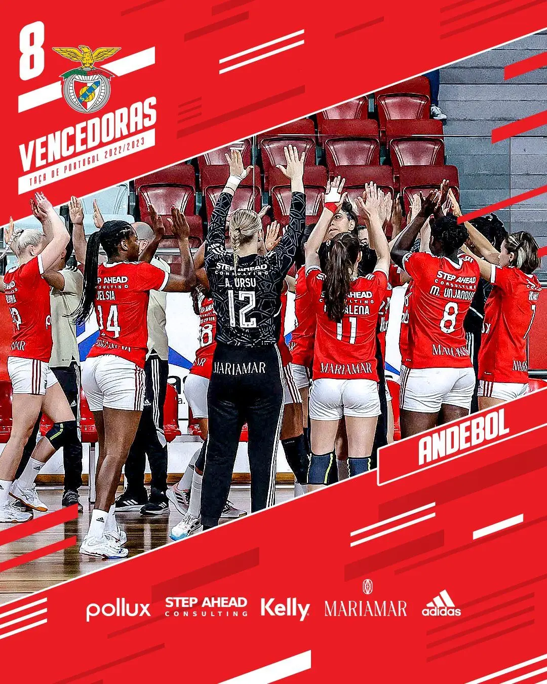 Taça feminina de andebol: Benfica vence Madeira SAD e faz dobradinha