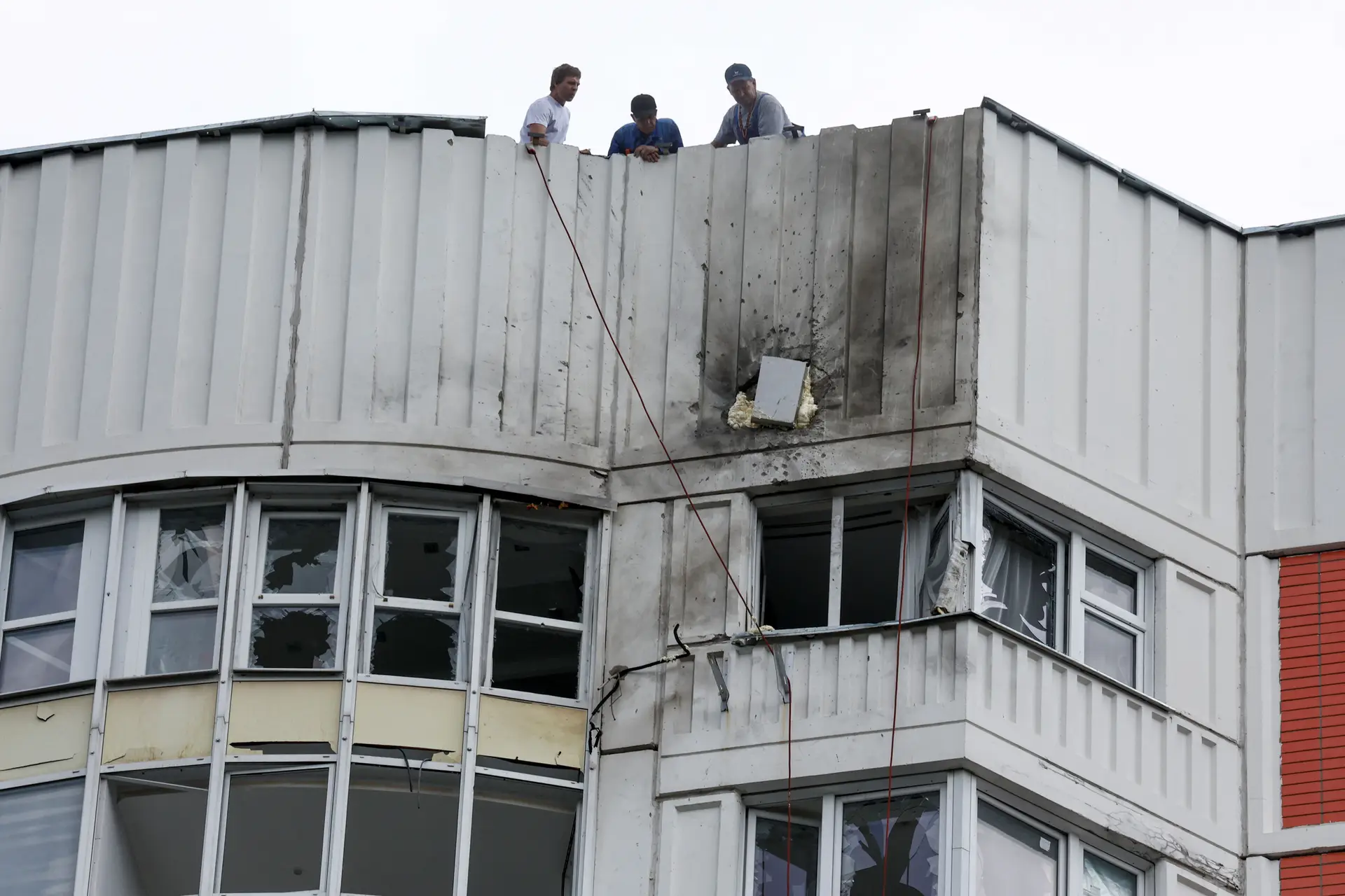 Ucrânia nega "ligação direta" no ataque com drones contra Moscovo