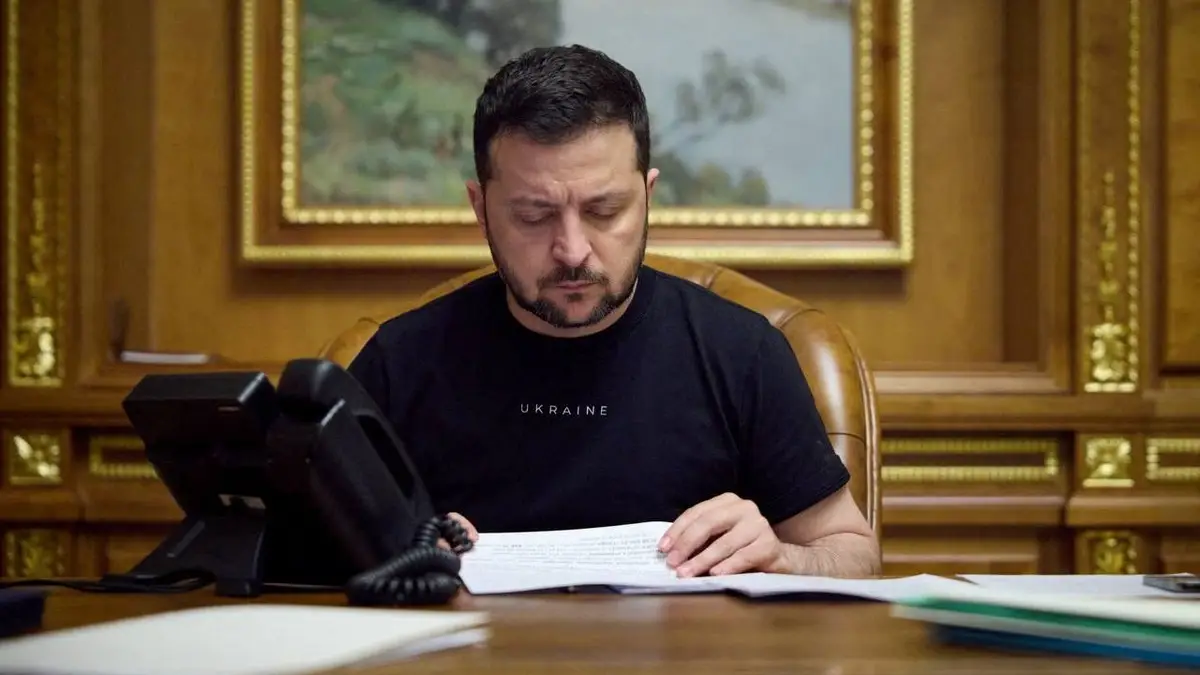 Volodymyr Zelensky, Presidente da Ucrânia.
