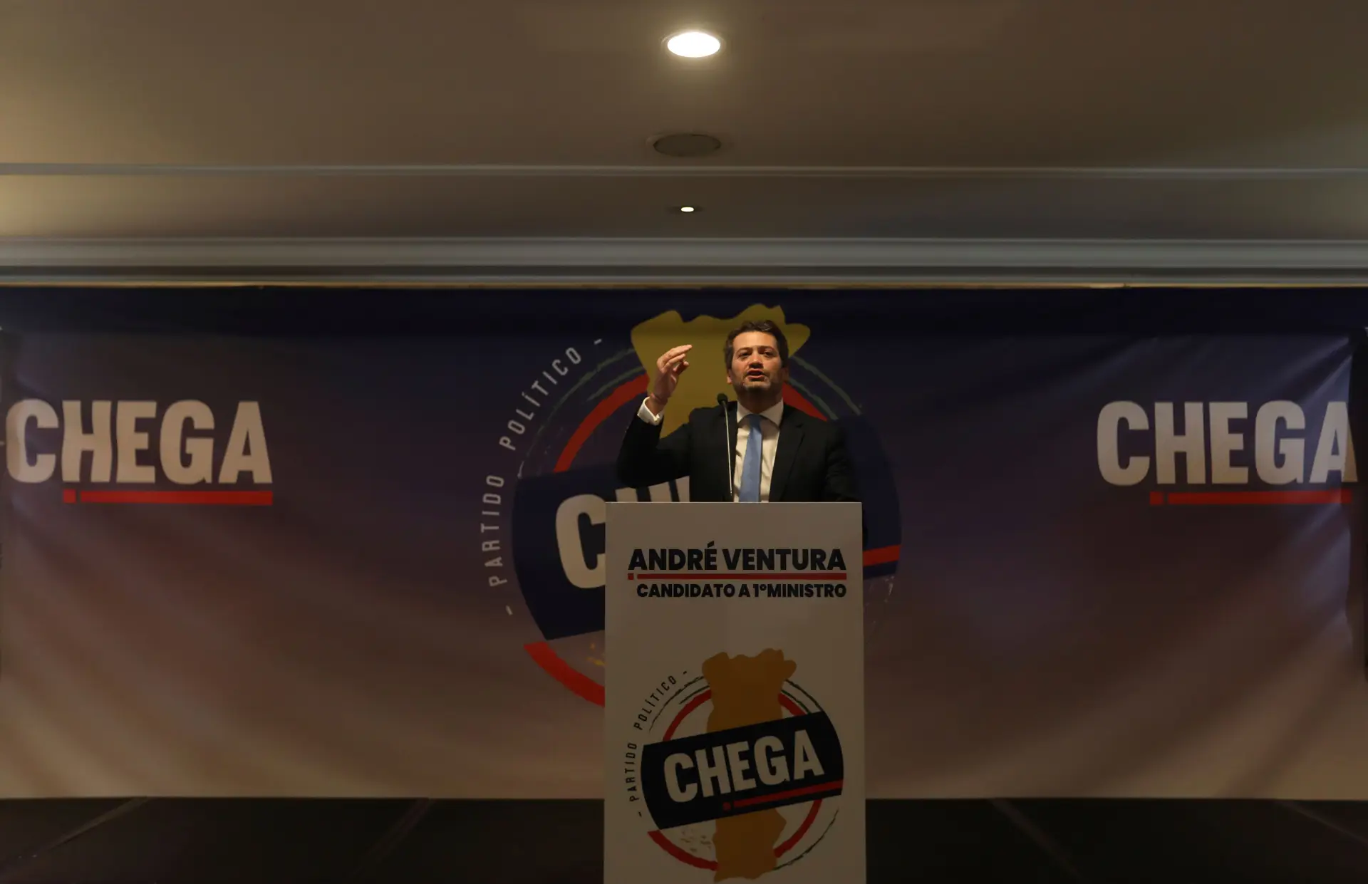 O líder do Chega, André Ventura