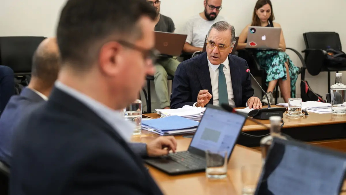 O antigo ministro da Economia, António Pires de Lima, intervém na comissão Parlamentar de Inquérito à Tutela Política da Gestão da TAP