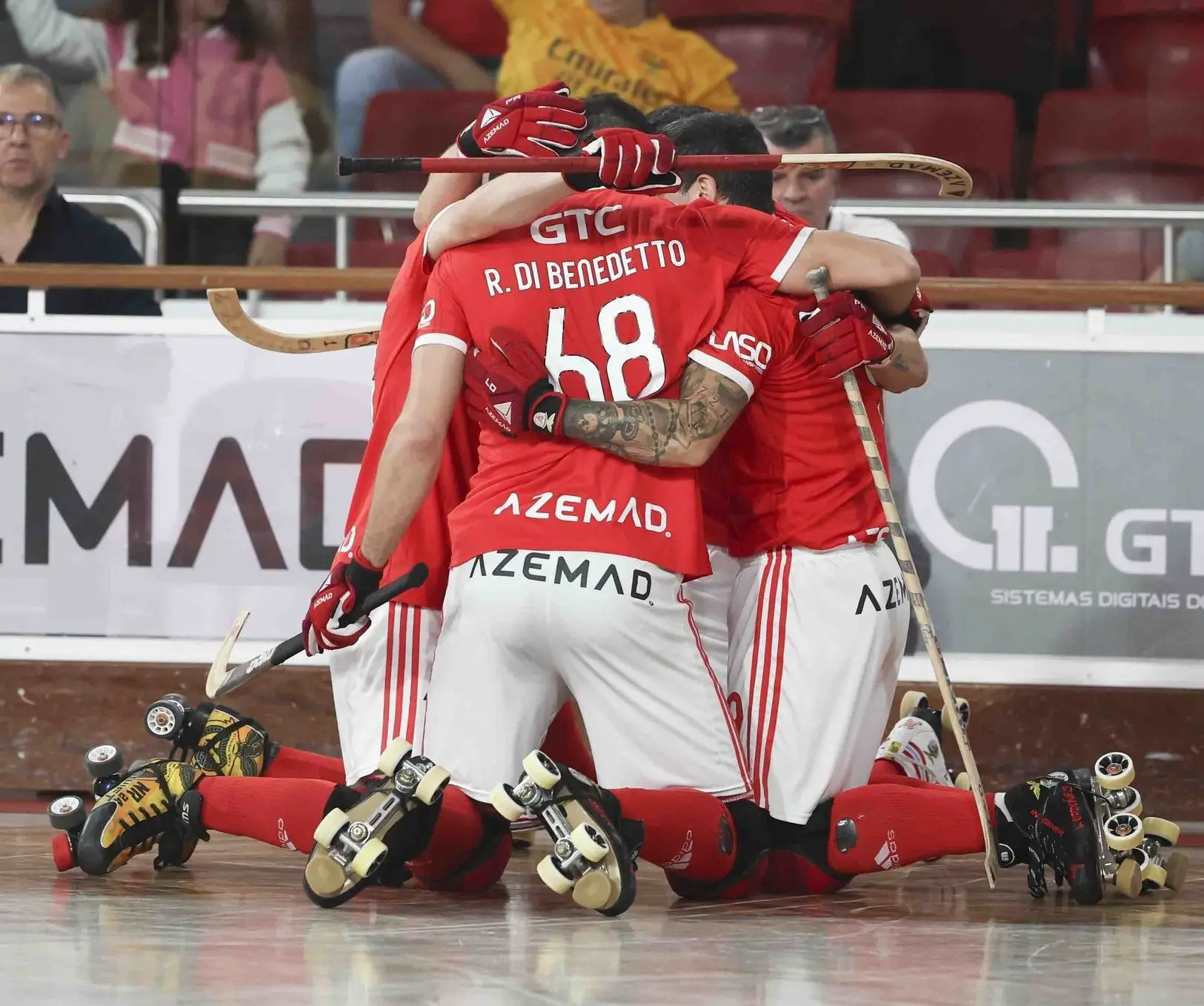 Benfica campeão nacional de hóquei em patins pela 24.ª vez