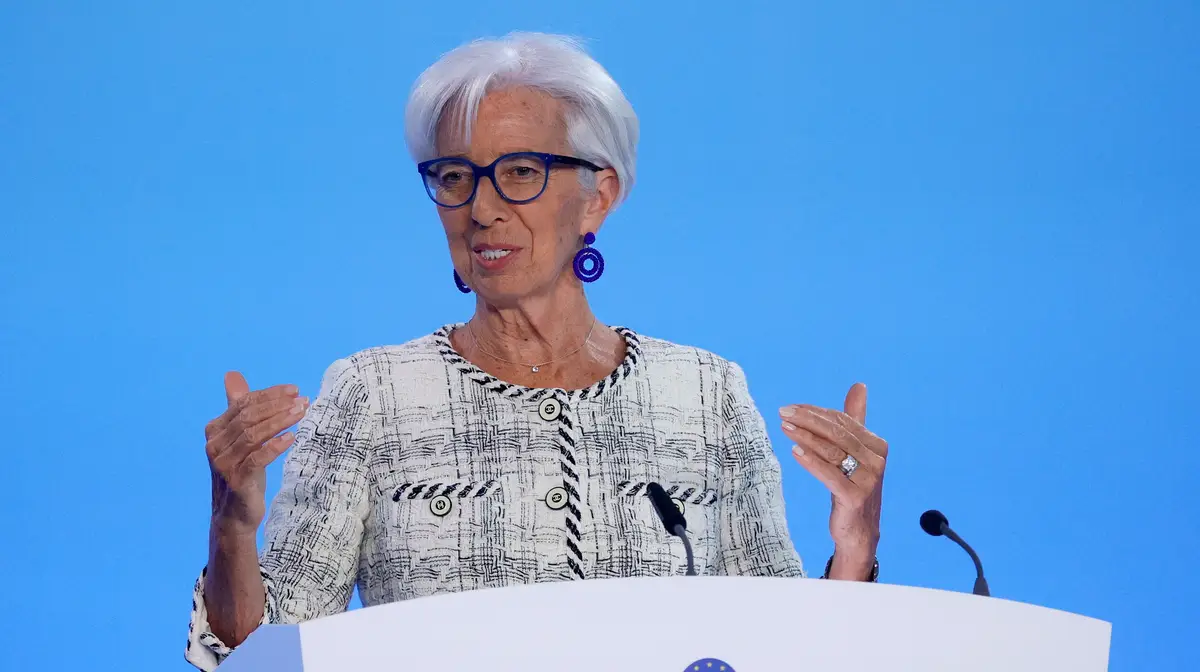 A presidente do Banco Central Europeu (BCE), Christine Lagarde.