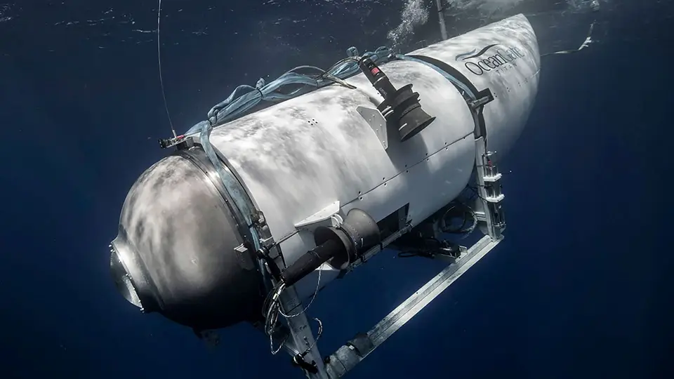 Titan, o submersível usado na OceanGate Espeditions