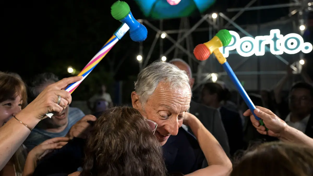 O Presidente da República no São João do Porto