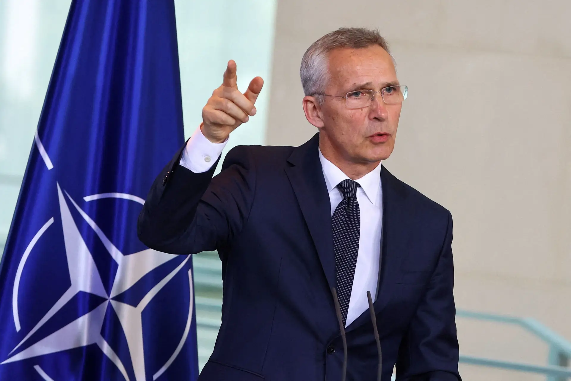 O secretário-geral da NATO, Jens Stoltenberg