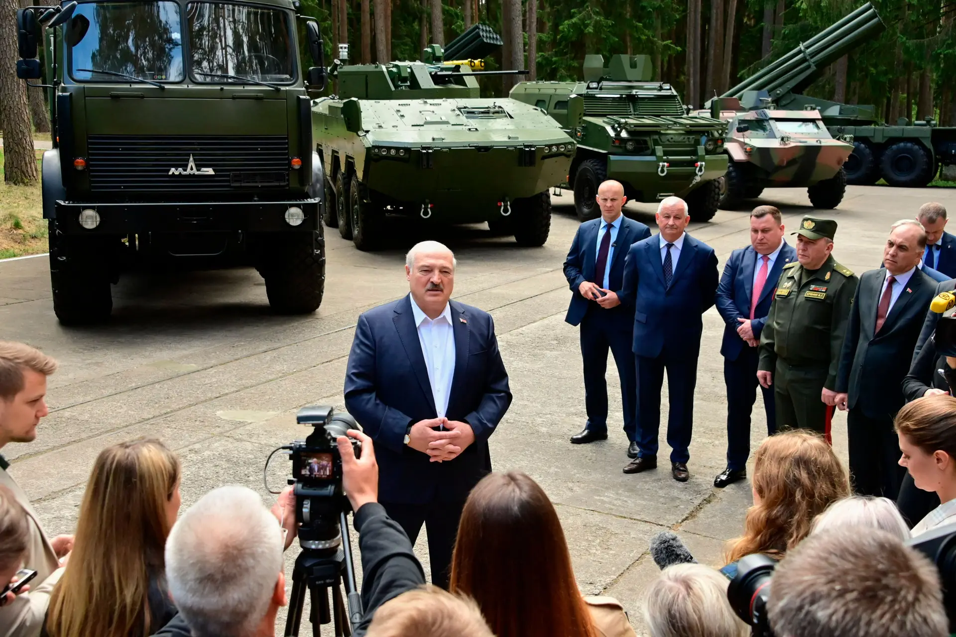 Imagens mostram campo militar em construção para Grupo Wagner na Bielorrússia