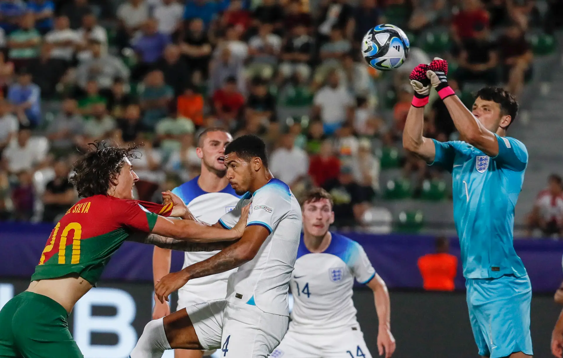 Portugal foi eliminado pela Inglaterra do Europeu de Sub-21 e