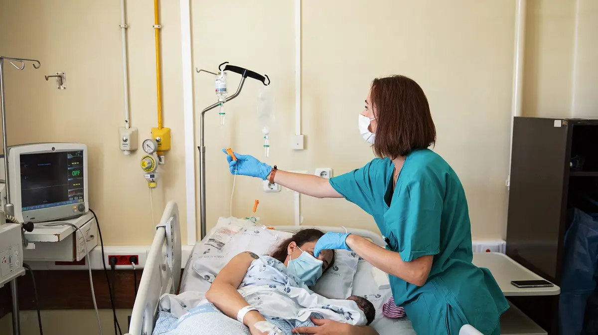 Maternidade do Hospital Santa Maria, em Lisboa.