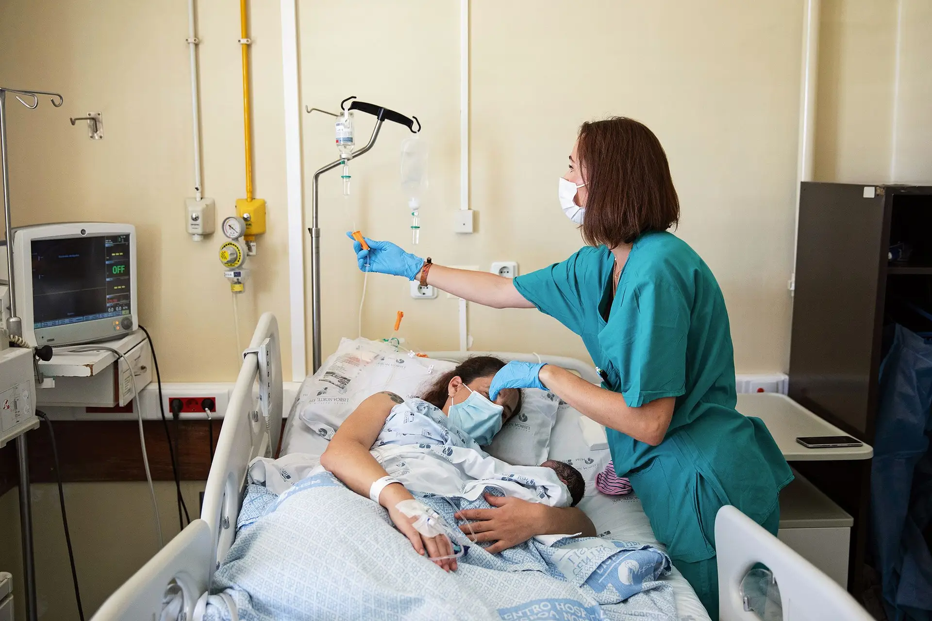 Maternidade do Hospital Santa Maria, em Lisboa.