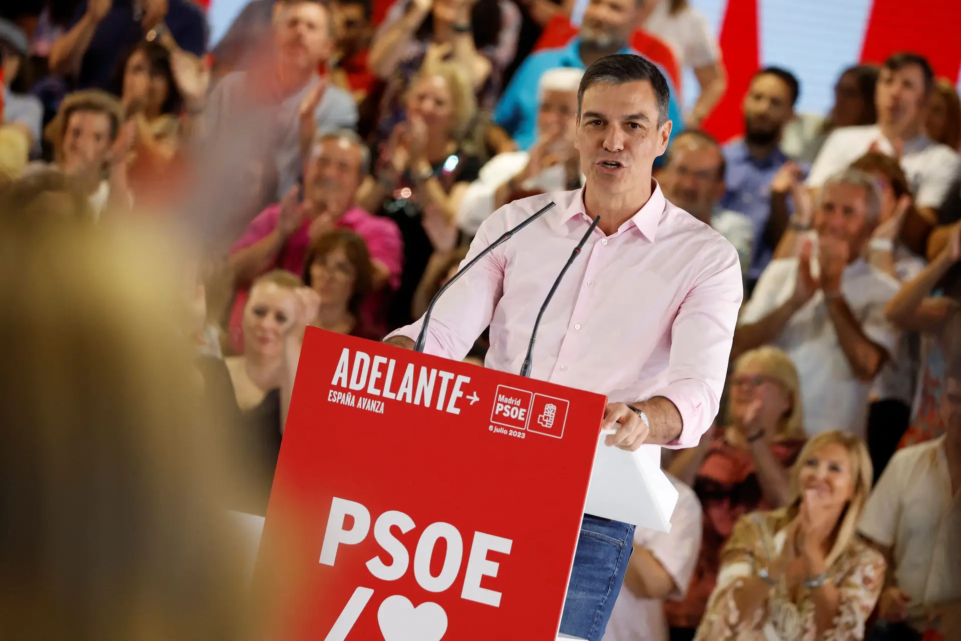 PSOE fecha último acordo para investidura de Sánchez com o Partido Nacionalista Basco