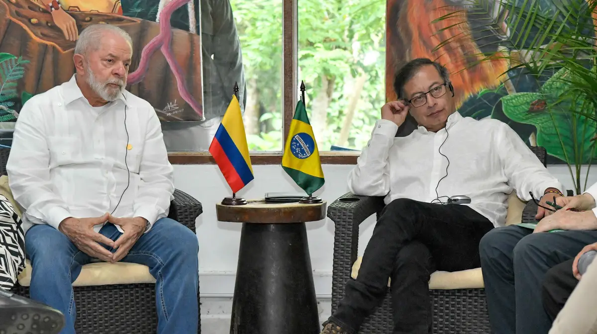 Lula da Silva e Gustavo Petro