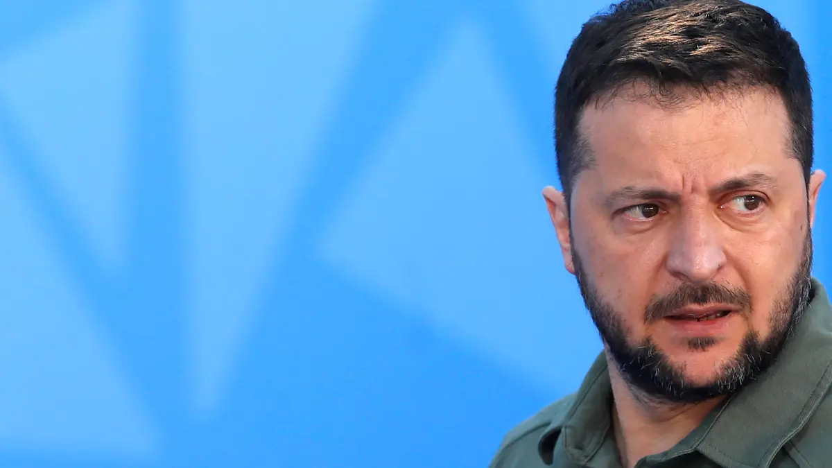 Presidente da Ucrânia, Volodymyr Zelensky.