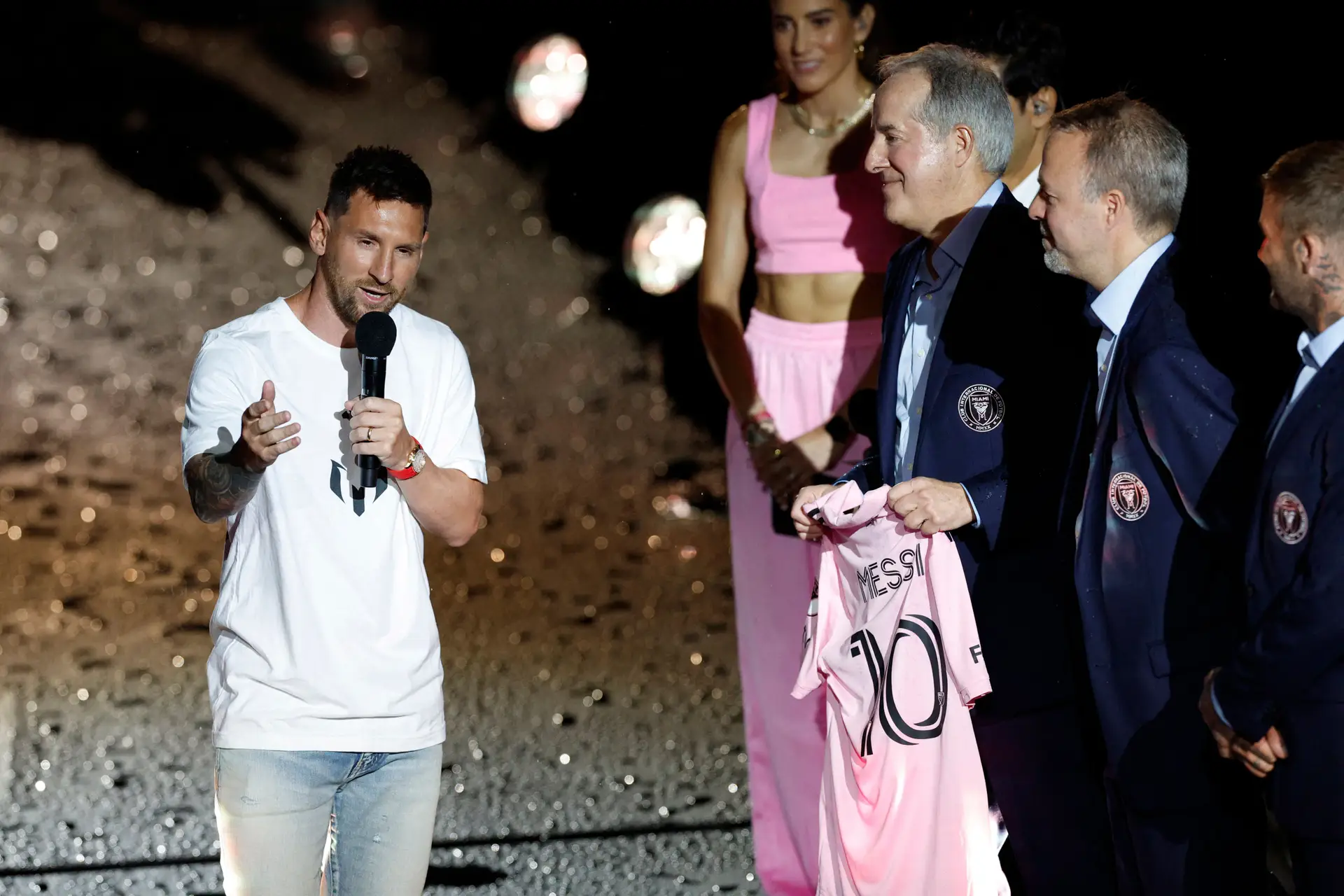 "Vão acontecer coisas bonitas": Messi "muito feliz" por estar no Inter Miami