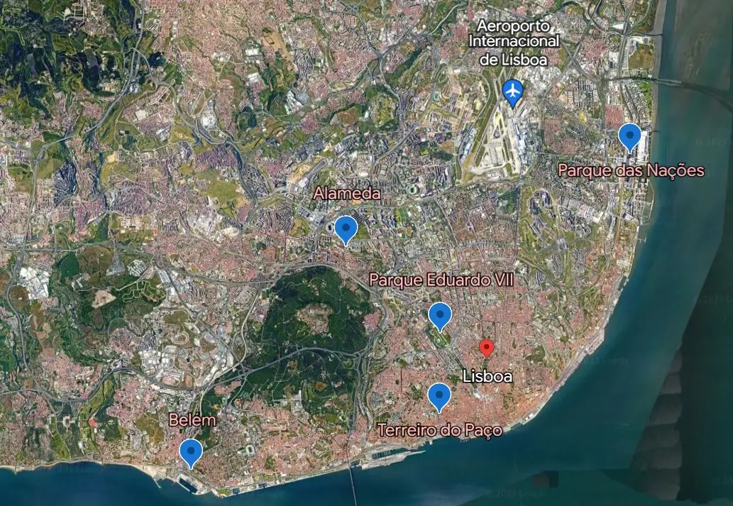 Mapa da Rede de Aeroportos de Portugal (Fonte: ANA-Aeroportos de