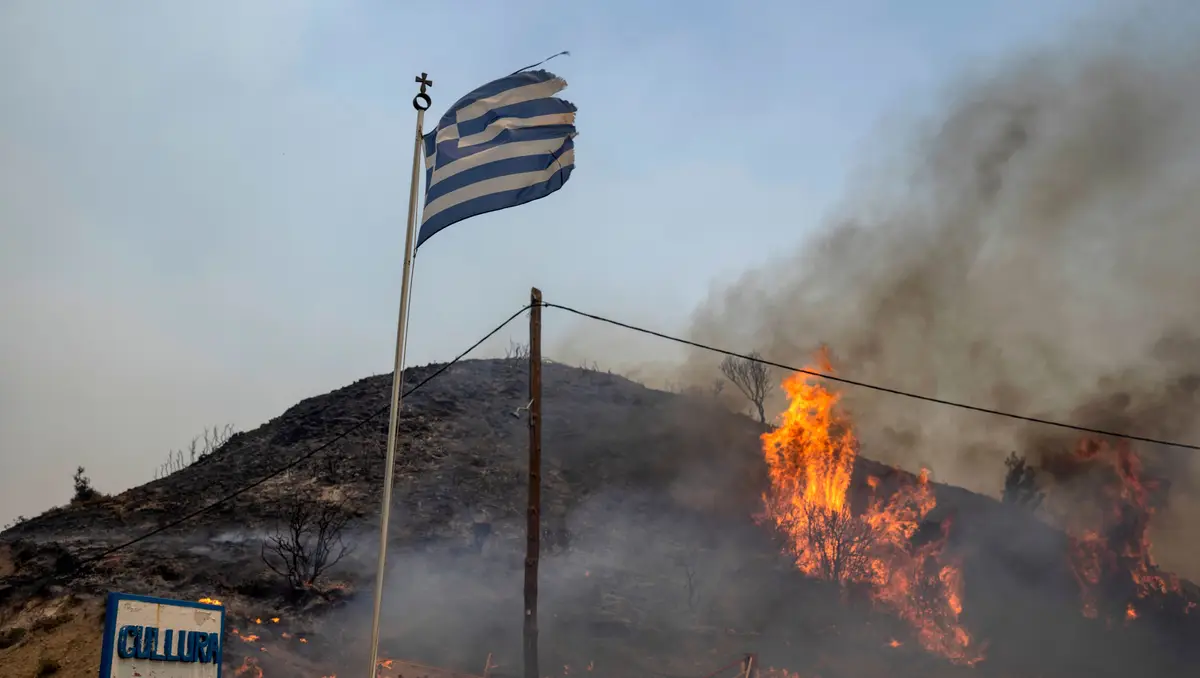 Incêndios Grécia.
