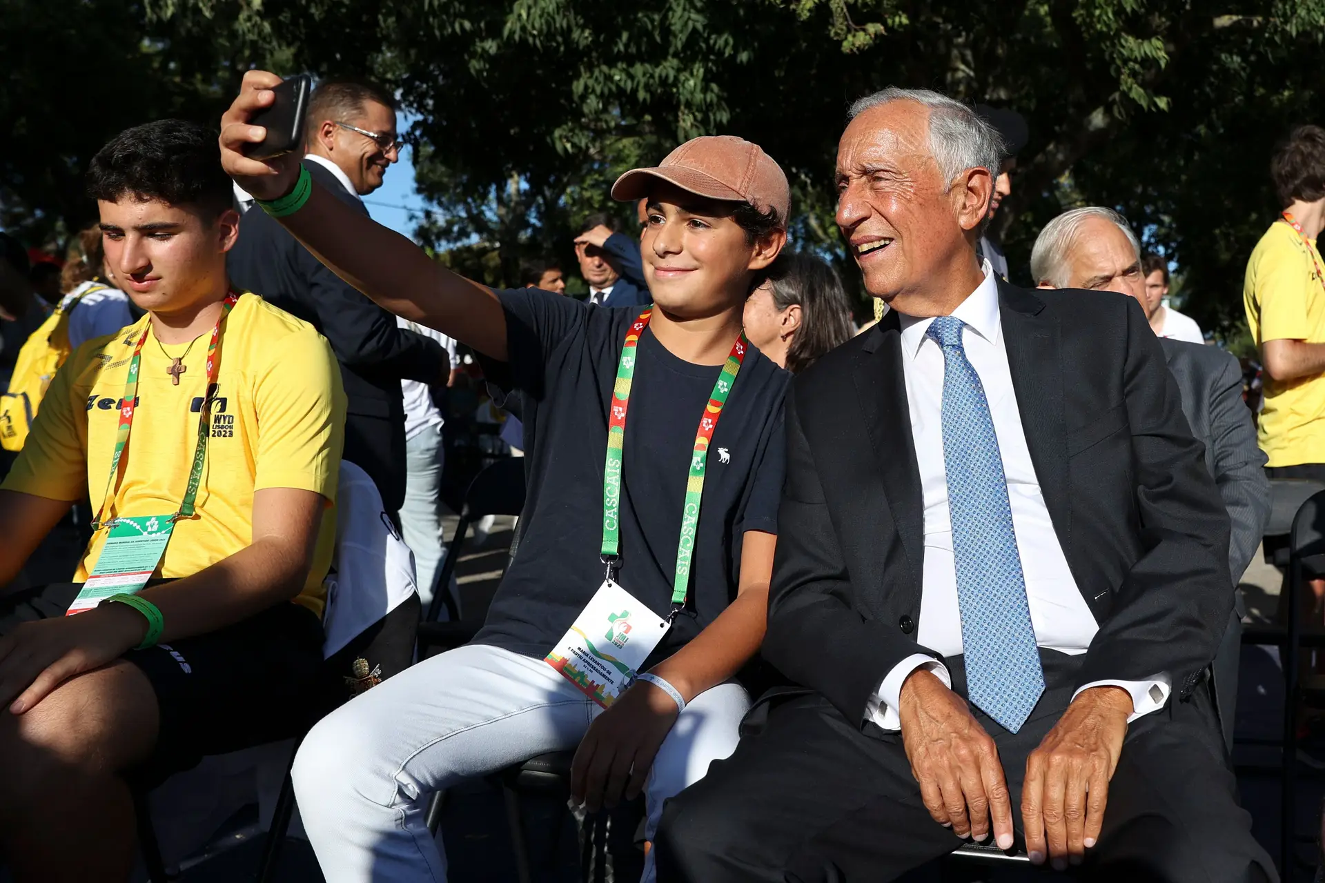 Presidente da República assistiu à missa de abertura junto de milhares de jovens