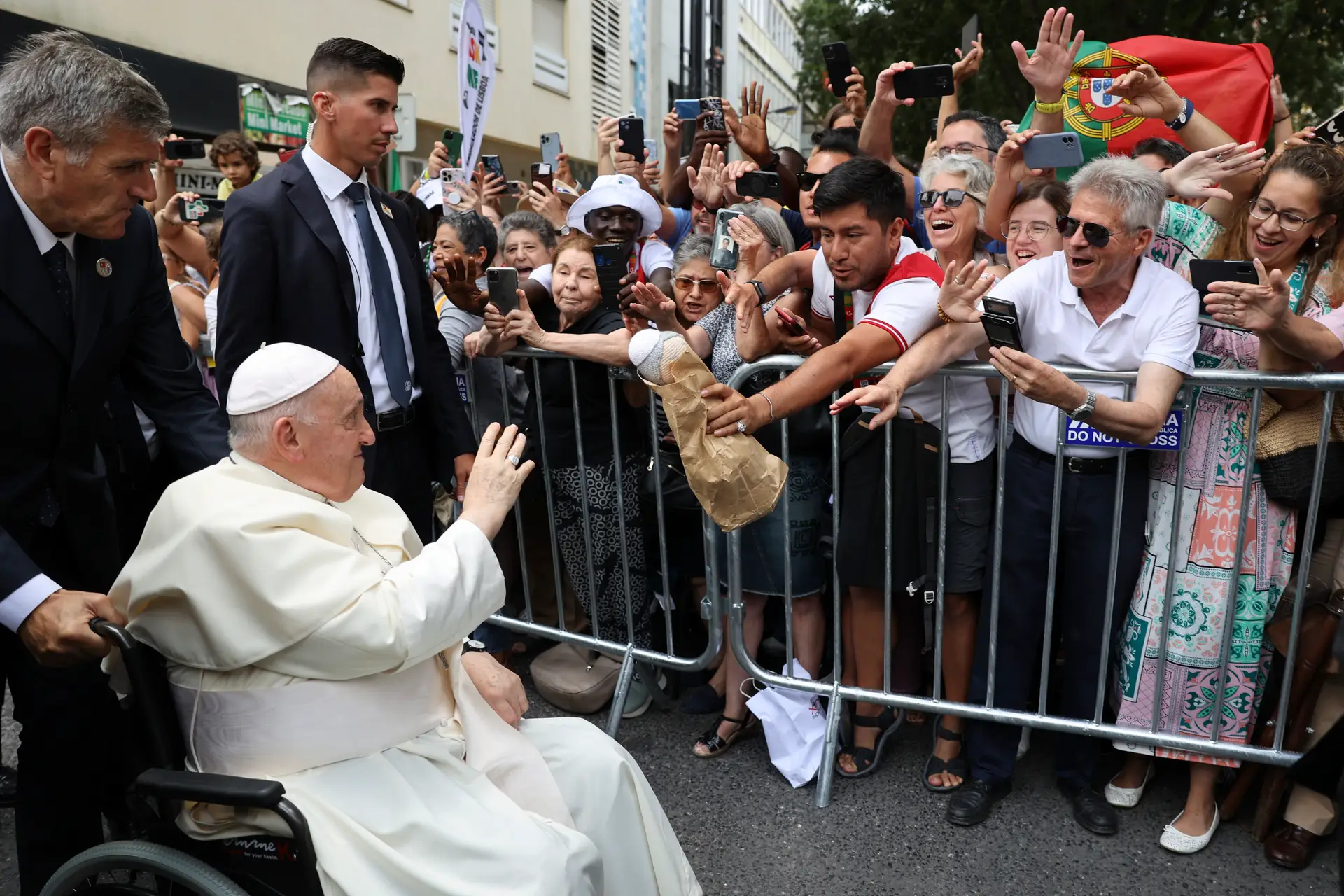 Primeiro dia do Papa Francisco na JMJ