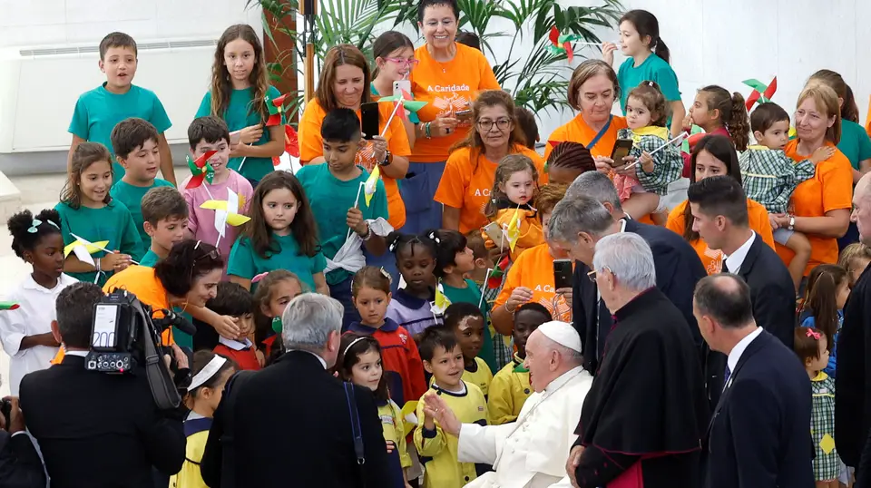 Papa Francisco visitou o bairro da Serafina