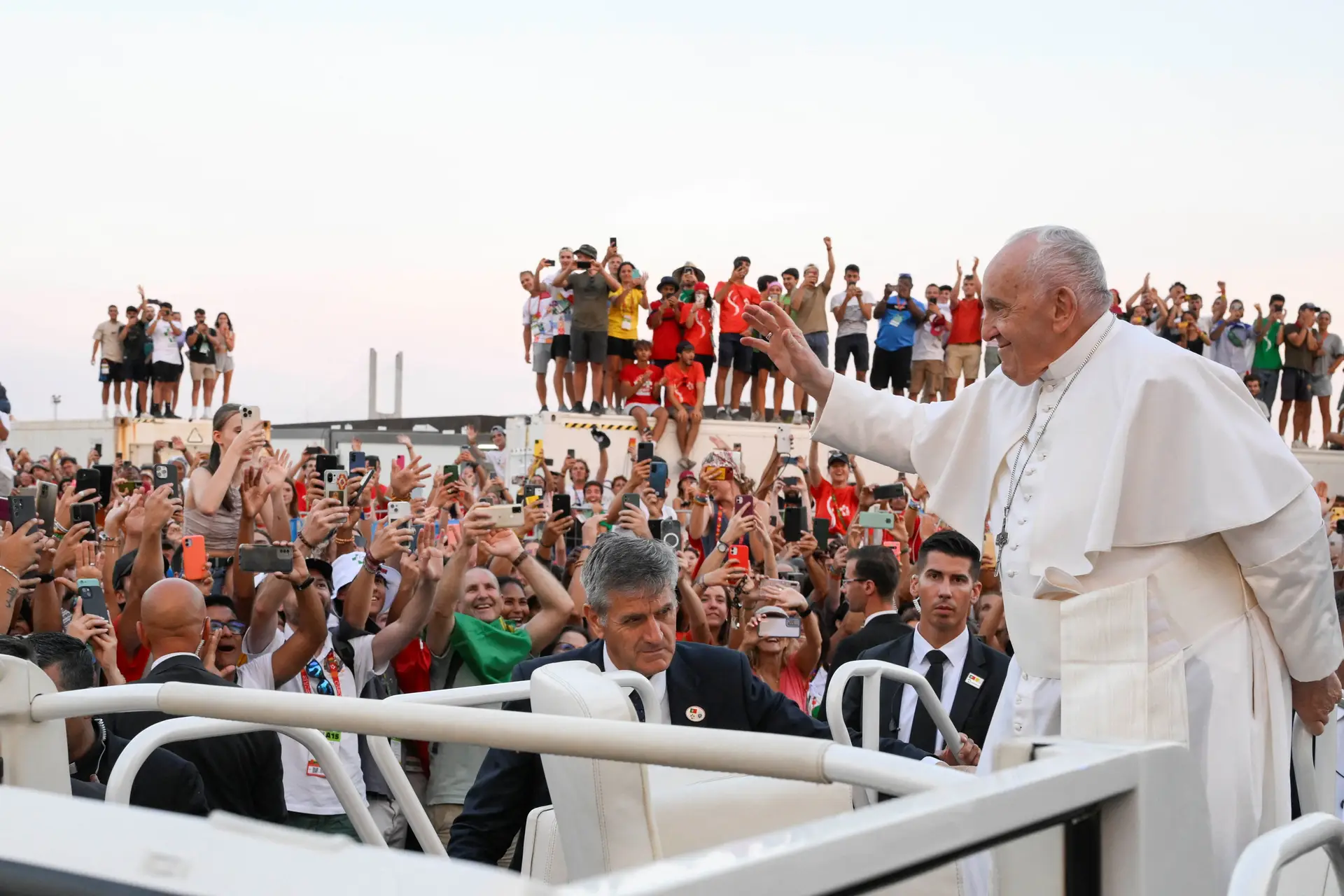 JMJ: as imagens de uma noite histórica no Parque Tejo