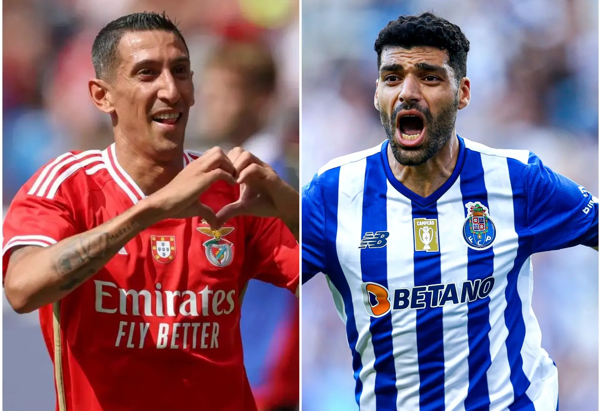 Di María ou Mehdi Taremi, quem terá motivos para sorrir no final do encontro?