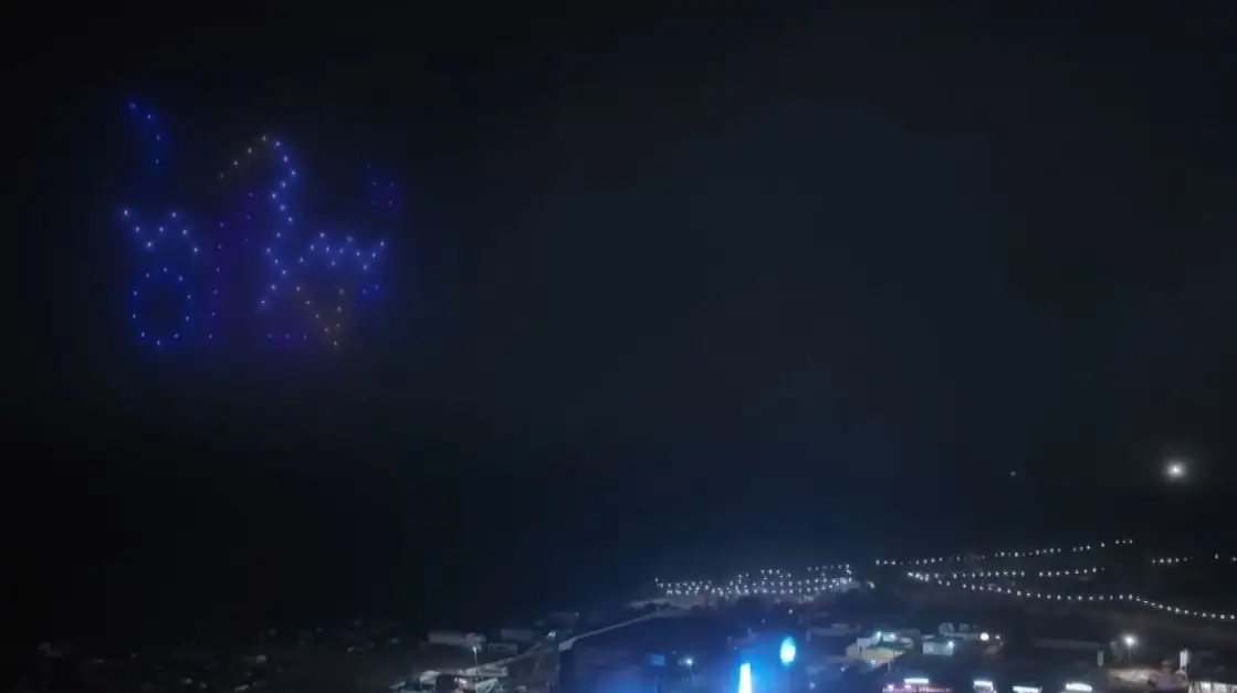 Espetáculo de Drones no Meo Sudoeste