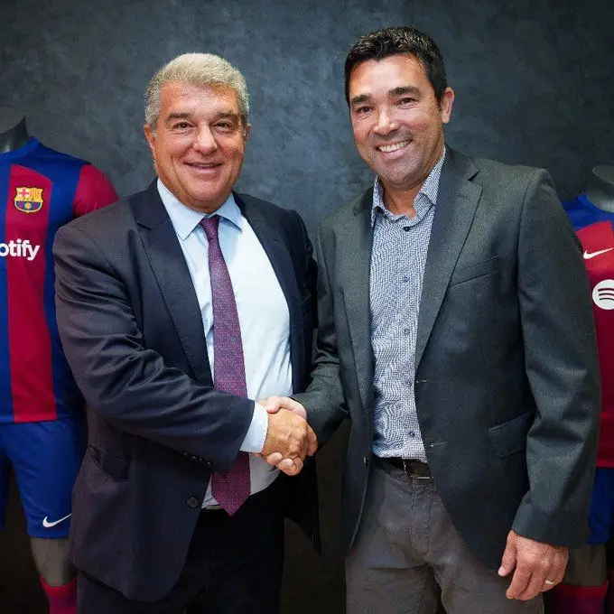 Ex-futebolista Deco é o novo diretor desportivo do FC Barcelona