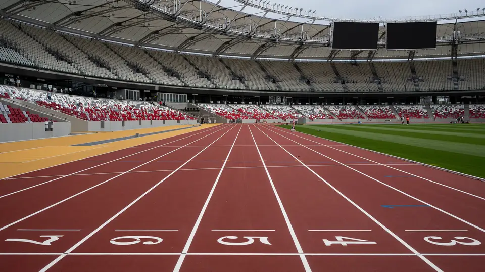 Pista de atletismo em Budapeste, Hungria