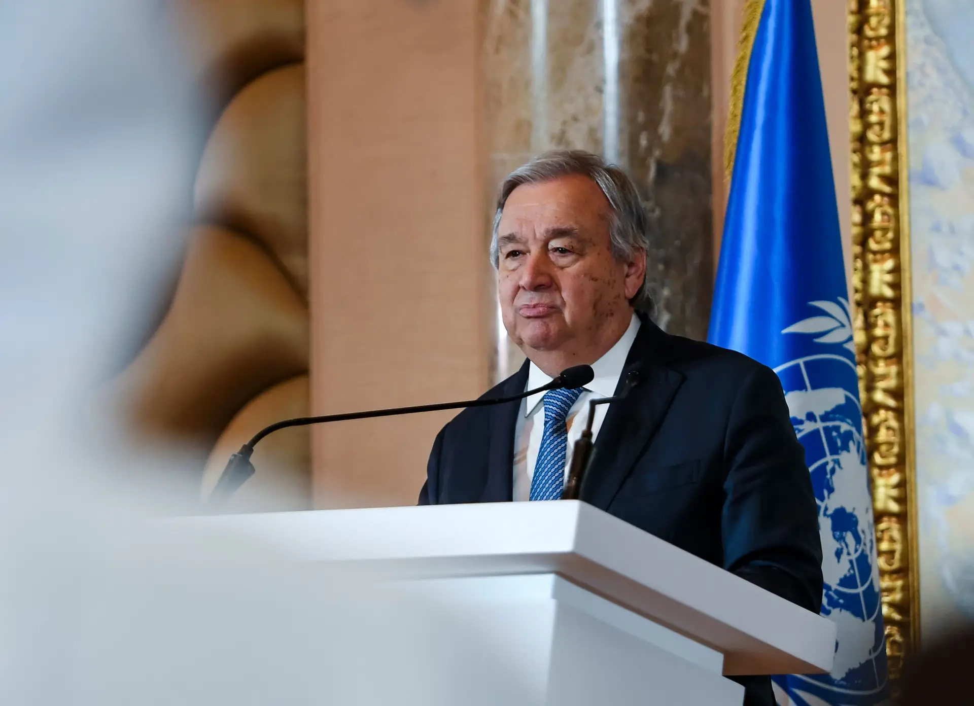 António Guterres em discurso