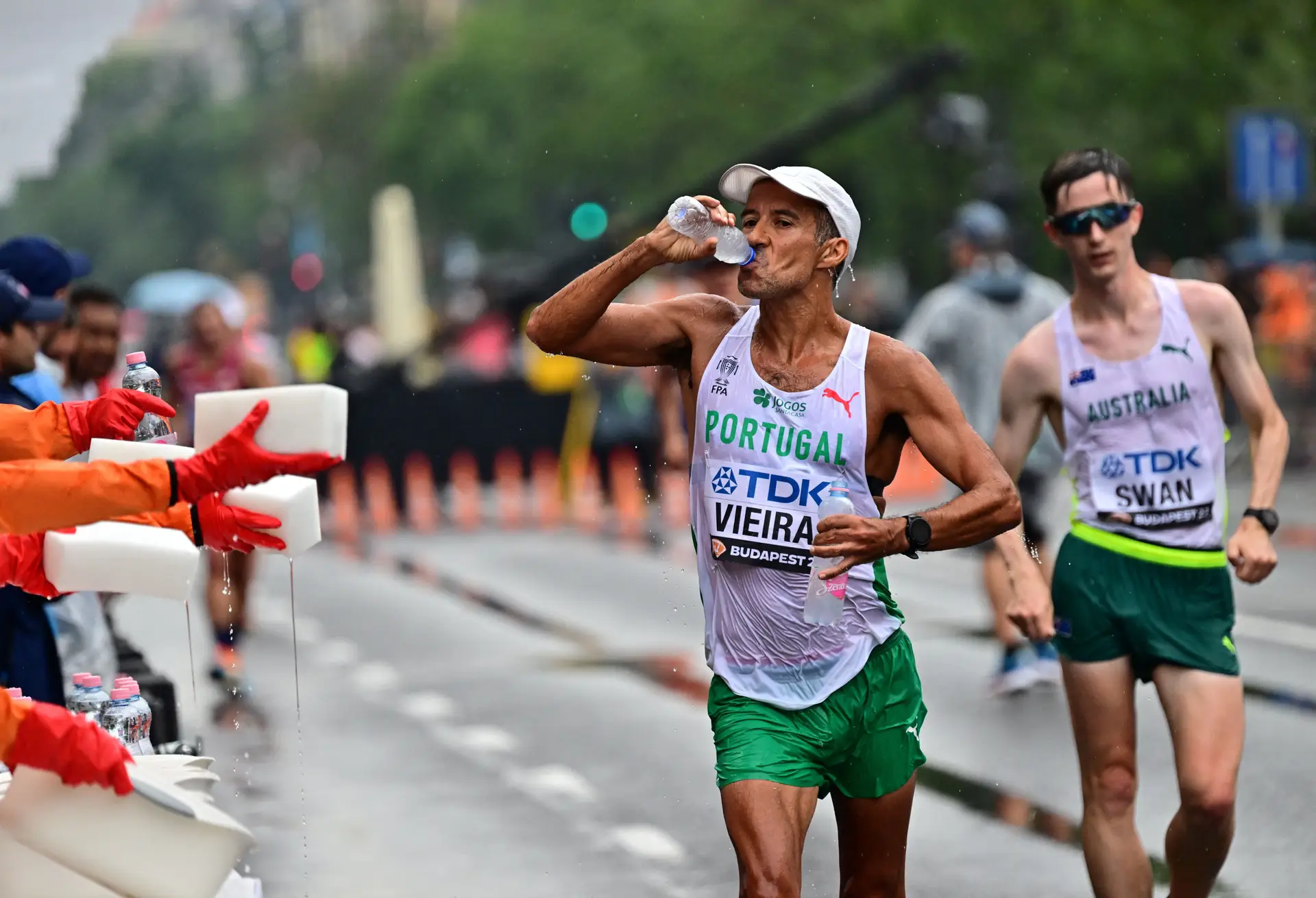 O atleta João Vieira dos Mundiais de atletismo Budapeste2023