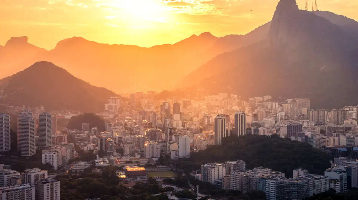 Paisagem do Rio de Janeiro, no Brasil