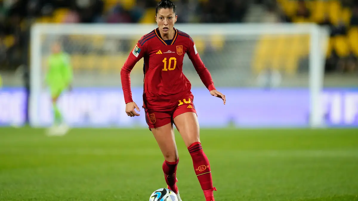 A jogadora da seleção espanhola de futebol Jenni Hermoso