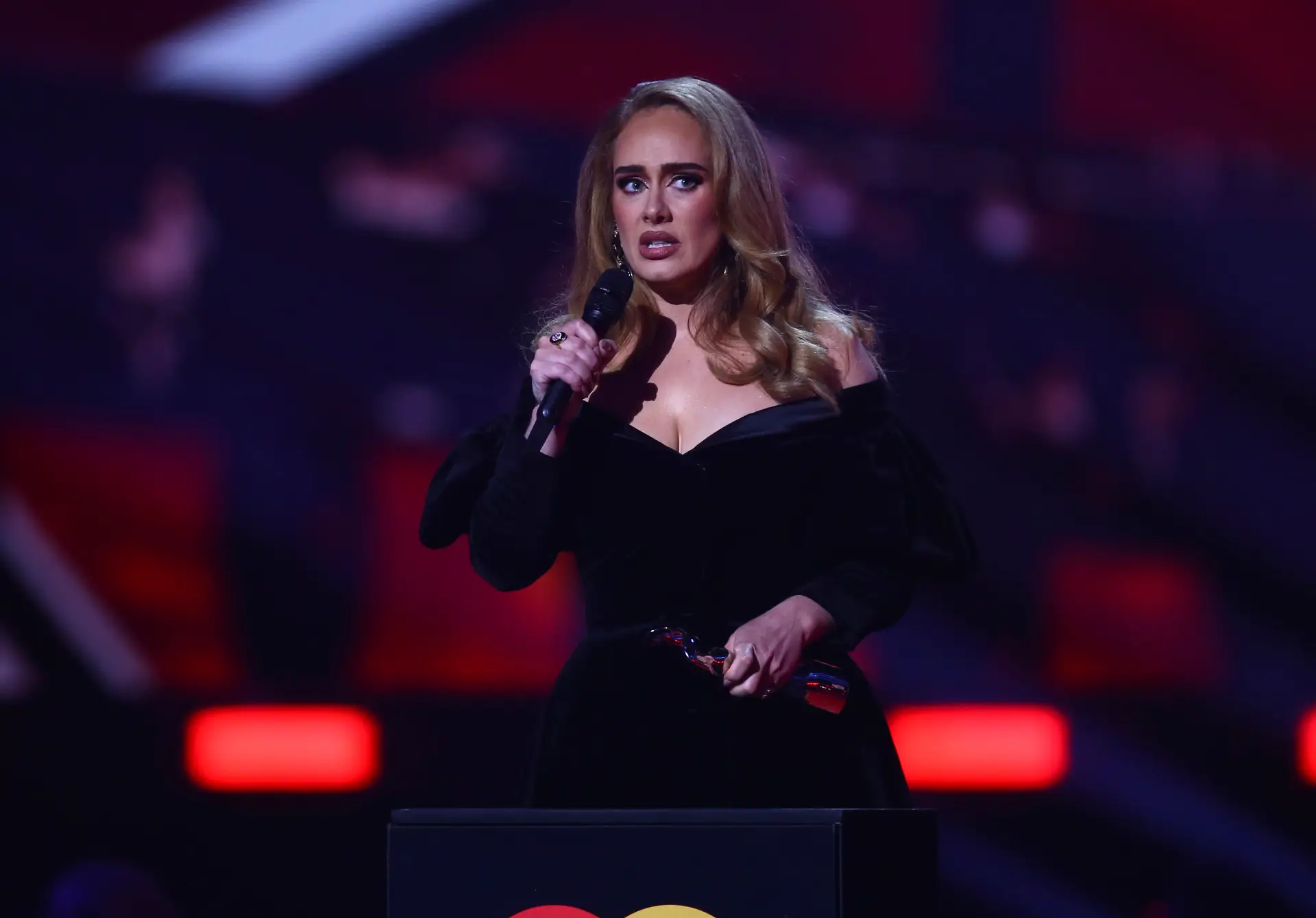 "Podem deixá-lo em paz?": Adele interrompe espetáculo para defender fã de segurança