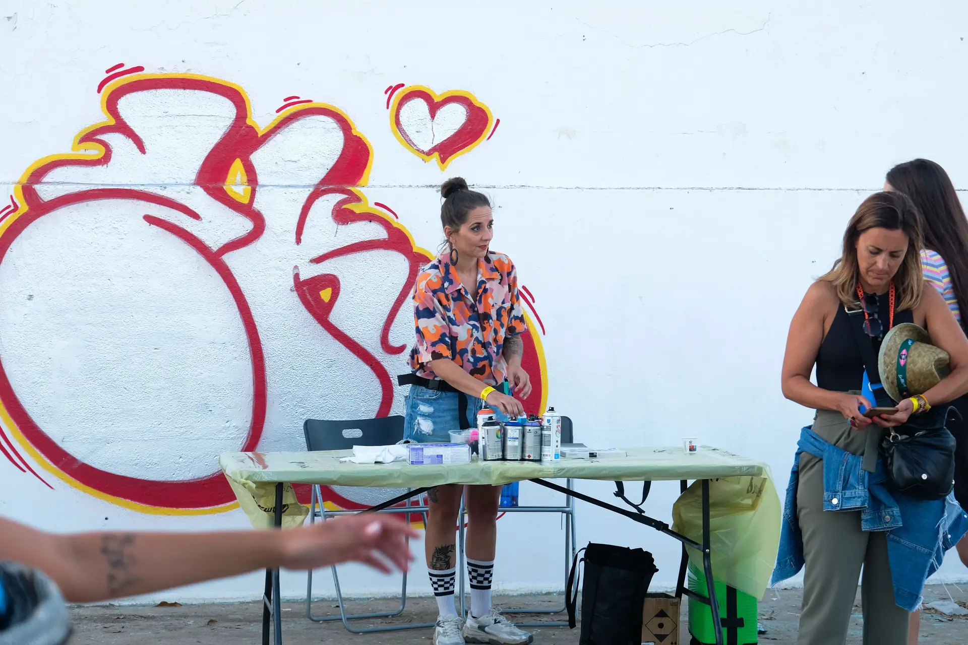 No Kalorama é também possível participar em workshops e assistir à criação de obras de arte no momento.