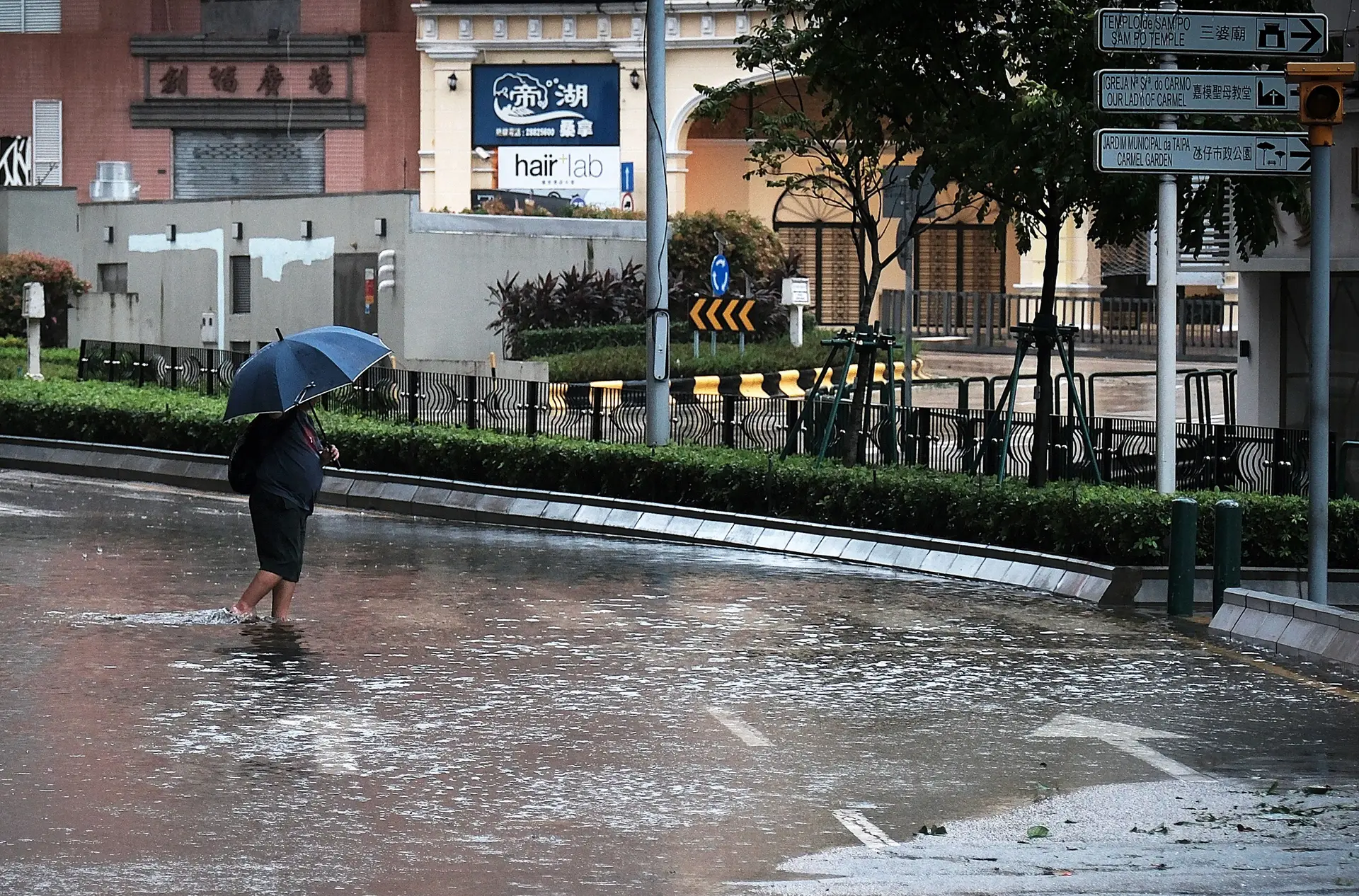 Macau emite novo alerta devido à aproximação do tufão Haikui