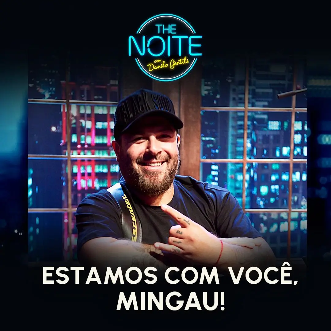 Imagem partilhada nas redes sociais do programa "The Noite", da SBS