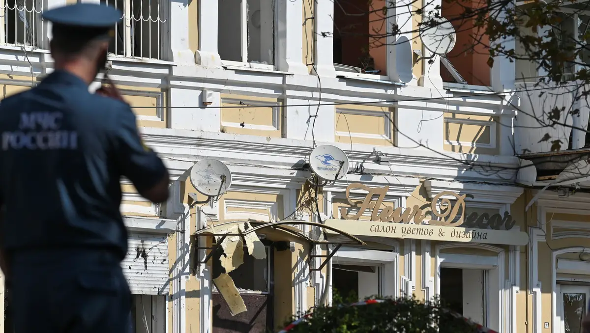 Ataque de drone na cidade russa de Rostov.
