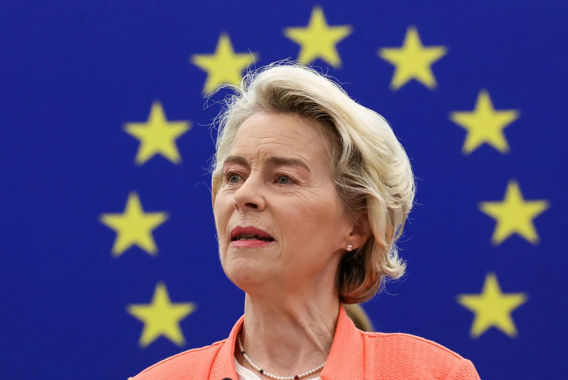 Von der Leyen insta ao voto: "Será um momento para decidirem que tipo de futuro e de Europa desejam"
