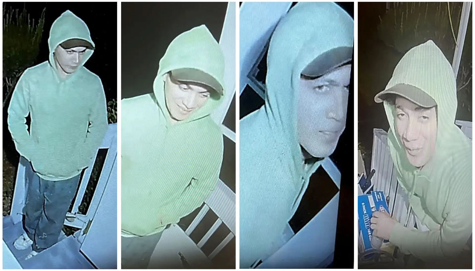 Homicida Danilo Cavalcante, de 34 anos, apanhado em imagens de videovigilância durante a fuga da prisão norte-americana onde cumpre pena por matar a ex-namorada