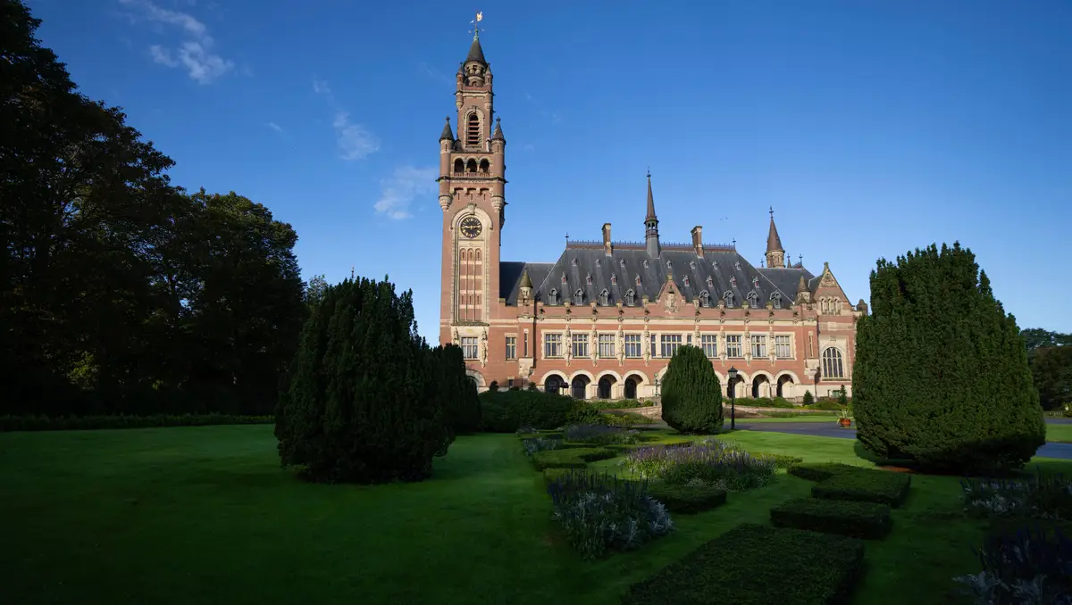 O Palácio da Paz que alberga o Tribunal Internacional de Justiça em Haia.