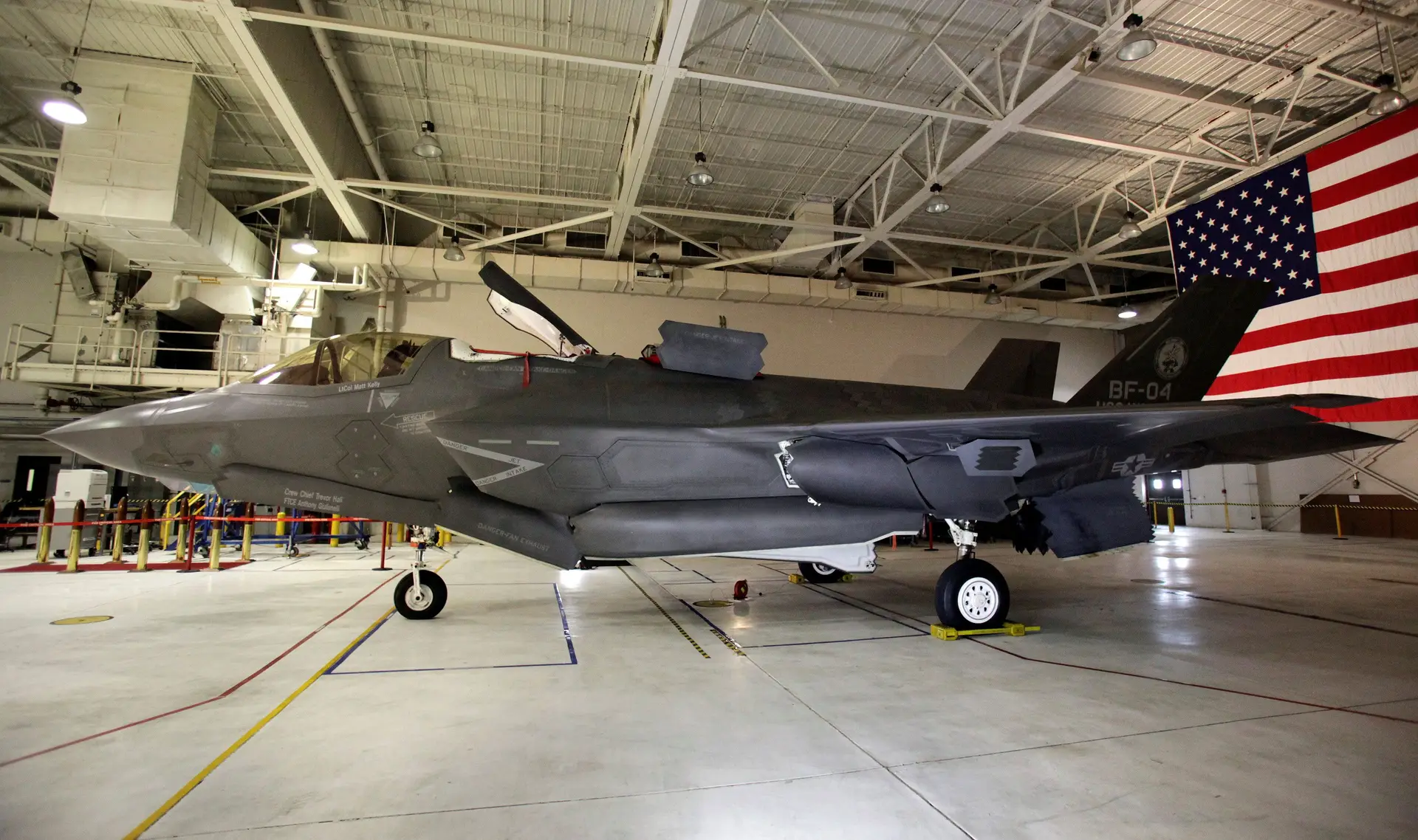Encontrados os destroços do caça F-35 desaparecido na Carolina do Sul